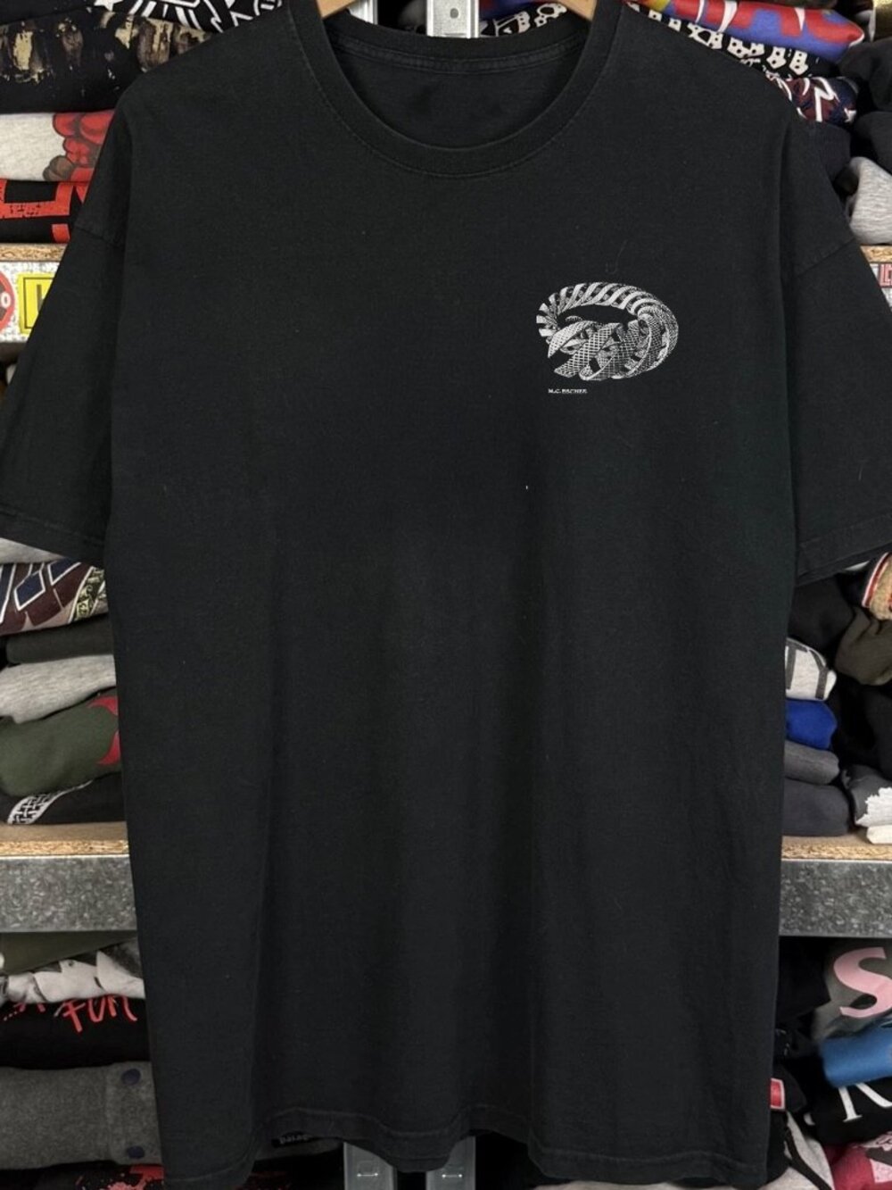 Rare MC Escher Washed Black Tee